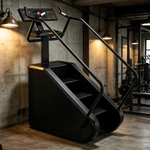 Commercial Stair Climbing Machine with Touchscreen, 20 Resistance Levels, 150 kg Capacity and Steel Construction for Gym