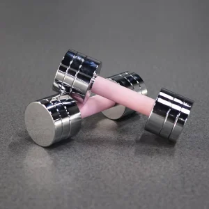Commercial Steel Adjustable Dumbbell Sets with Colorful Silicon Handle for Fitness Training