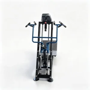 Commercial Steel Air Rower with Plate-Loaded Resistance, 200 kg Maximum User Weight
