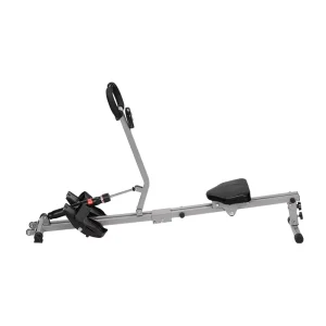 Commercial Steel Foldable Portable Air Rower Rowing Machine with Adjustable Resistance for Home