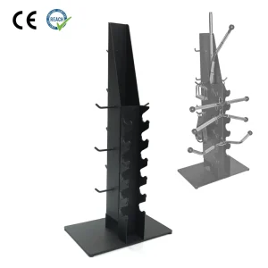 Commercial Steel Gym Storage Rack for Fitness Accessories and Cable Attachments