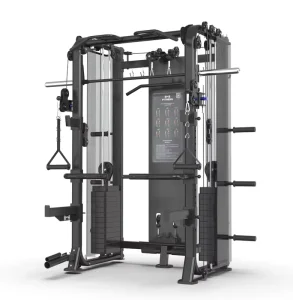 Commercial Steel Smith Machine Cable Crossover Squat Rack Multifunctional All in One Home Gym Equipment