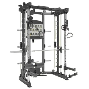 Commercial Steel Smith Machine for Biceps & Triceps Training
