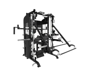 Commercial Steel Squat Rack with Smith Machine and Jammer Arm System for Strength Training
