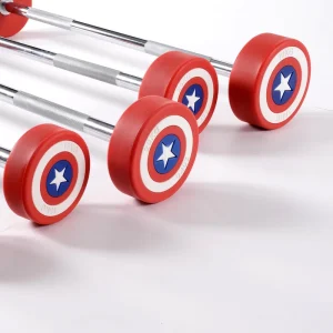 Commercial Strength Training Barbell Dumbbell Set Free Weights Straight Bar Polyurethane Coating