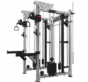 Commercial Strength Training Gym Equipment Smith Machine With Weight Stack