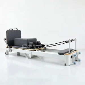 Commercial Studio Folding Portable Aluminum Pilates Reformer with Infinity Footbar