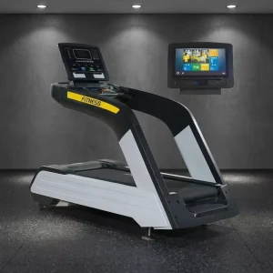 Commercial Treadmill Cardio Training Fitness Equipment Gym Treadmill Machine Professional(keyboard) Running Machine