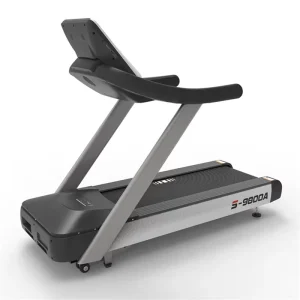 Commercial Treadmill with Running Belt, Power Cord, Automatic Oiling System, and Welded Steel Frame