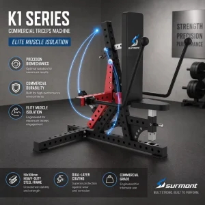 Commercial Triceps K1 Series Strength Training Machine