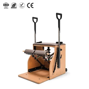 Commercial Use Multi Function Beech Wood Stability Chair Pilates Yoga Exercise Machine Durable Portable for Home Studio