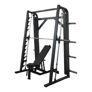 Commercial Weightlifting Strength Training Smith Machine Carbon Steel 1 Year Warranty
