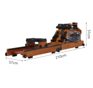Commercial Wood Water Rower for Gym