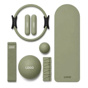 Commercial Yoga Pilates Equipment Set Supplier with Yoga Mat and Resistance Bands