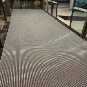 Commercial and Domestic Aluminum Alloy Entrance Floor Mat Outdoor Dirt Trapper for Hotel Use