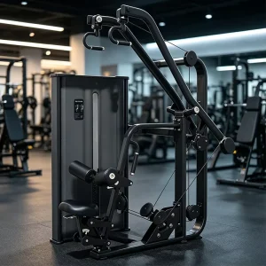 Commercial and Home Gym Lat Pulldown Machine Heavy Duty Strength Training Equipment with Adjustable Weight Stack