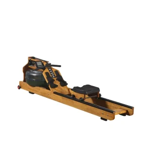 Commercial and Household Foldable Wooden Double-Track Air and Water Resistance Rower