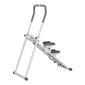 Compact Adjustable Commercial Vertical Stair Climber Exercise Machine with Anti-Slip Pedals