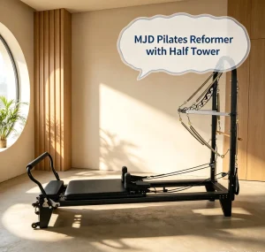 Compact Aluminum Pilates Reformer Half Tower for Home Fitness