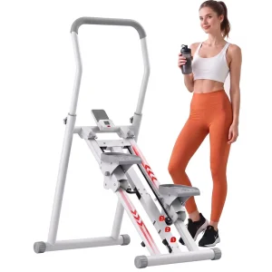 Compact Foldable Stair Stepper Vertical Climber for Home Gym