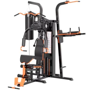 Compact Home Gym Multi-Station Strength Training Machine for Apartments