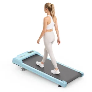 Compact Pink Walking Pad Under-Desk Treadmill 2.5HP Quiet Motor 265LB Slim