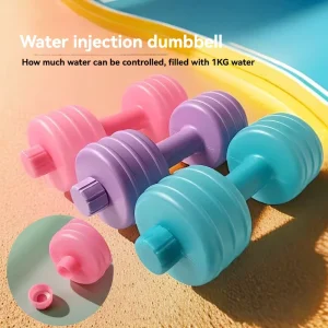 Compact Portable Adjustable Water-Filled Dumbbell Set for Outdoor Fitness
