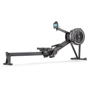 Compact Steel Air Rower with Quiet Flywheel 10-Level Adjustable Resistance Lithium Battery RM-001 for Home Indoor Use