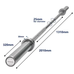 Competition Barbell Hard Chrome Spring Steel Weightlifting Bar for Professional Commercial Gym