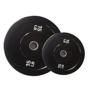 Competition Barbell Plate Set for Weightlifting with Bumper Plates
