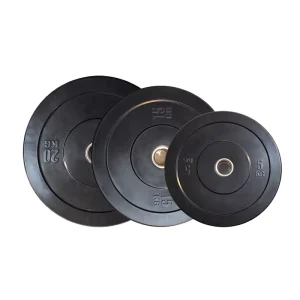 Competition Black Rubber Weight Plates, High Elasticity, Home Use