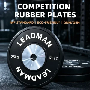 Competition Bumper Plates Premium Rubber Weight Plates for Commercial Gym Strength Training Equipment OEM Manufacturer