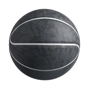 Competition Grade PU Basketball Breathable Black Camo Surface Anti Slip Texture Outdoor Cement Court Basketball for Athletes