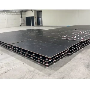 Competition Tumbling Spring Floor, 42 ft x 54 ft / 42 ft x 42 ft, Birch Panel, Portable