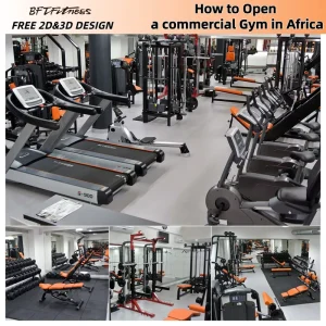 Complete Commercial Gym Equipment Package for 200sqm Fitness Project