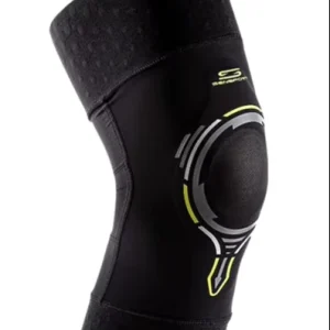Compression Fit Breathable Knee Support Sleeve with Patella Protection and Hook-and-Loop Closure for Running Sports