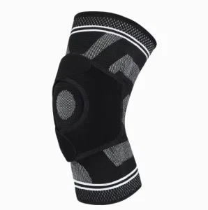 Compression Knee Sleeve, 3D-Knitted Neoprene, Breathable Non-Slip Sports Support