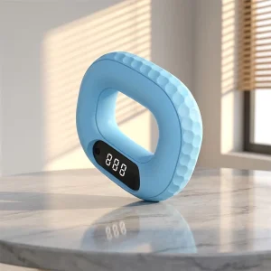 Compression Silicone Wrapped Electronic Hand Grip Counter Non-Slip Hand Strength Builder