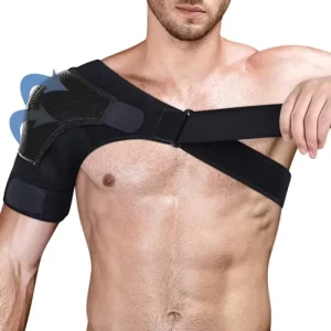 Compression Single-Shoulder Support Belt Brace Sleeve Wrap for Men and Women