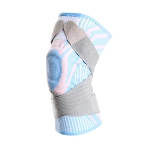 Compression Sports Gym Basketball Knee Pads Neoprene Knee Support Brace Sleeve with Silicone Spring Protection