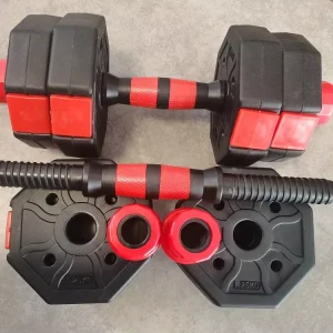 Concrete-Filled Plastic Dumbbells for Muscle Strength Training, 10–40 kg