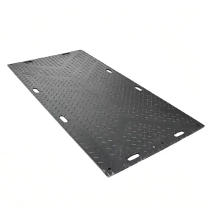 Construction UHMWPE Ground Protective Flooring Temporary Warehouse Logistics Aisle Mat UV Resistant Anti Aging