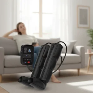 Corded Electric Airbag Leg Tool Type-C Rechargeable 5 Modes LCD Display Hot Compression System for Sports Recovery Foot Ankle