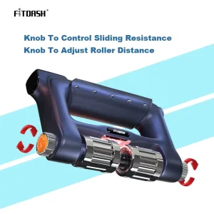 Cordless Heated Vibration Fascia Massager Roller for Post-Workout Recovery and Daily Tension
