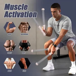 Cordless Spring Loaded Battle Ropes Body Training Home Gym Multi Functional Strength Training Arm Strength Fitness Equipment