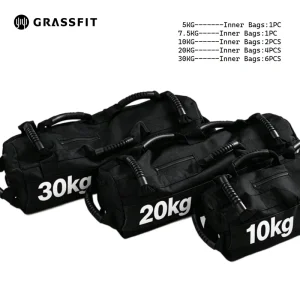 Cordura Sandbag Nylon Fabric With Multiple Grip Options Hyrox Competition Style for Athlete Power Training