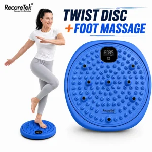 Core Exercise Machine Waist Twisting Disc with Footplate