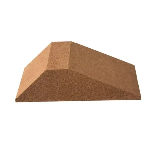 Cork & EVA Wedge Yoga Block Slant Incline Foam Yoga Brick Non Slip Stretch Support Block for Yoga Pilates Training