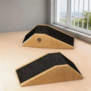 Cork Squat Wedge Block, Custom Logo, Eco-Friendly, Breathable, High-Density, Natural, Non-Slip, Durable