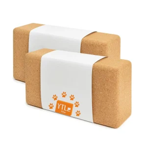 Cork Wood Customized New 100 Natural Fitness Indoor Home Yoga Block Set for Exercise